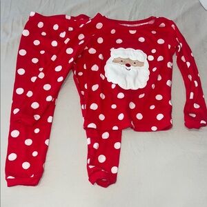 Carter's Red Polka Dot holiday pajamas